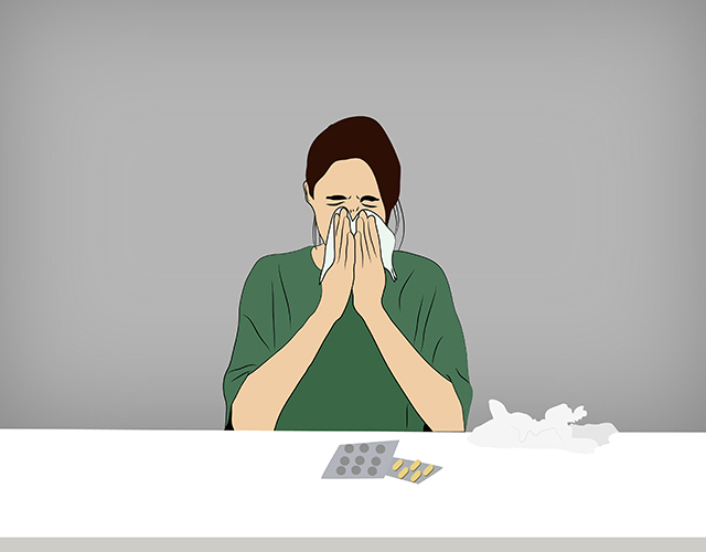 感冒、女子、身體-康興醫(yī)療器械官網(wǎng)